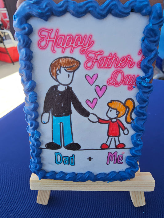 Father's Day Cookie Art