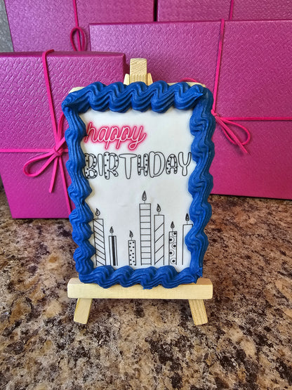 Birthday Candles Cookie Art